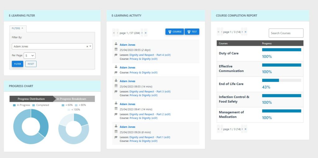 e-Learning for social care